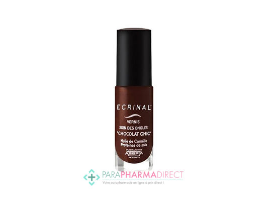 Corps / Beauté Ecrinal Vernis Soin des Ongles Chocolat Chic 6ml : Ongles pour Maquillage