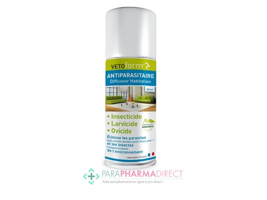 High-Tech / Autres Vetoform Antiparasitaire Diffuseur Habitat Fogger 150ml
