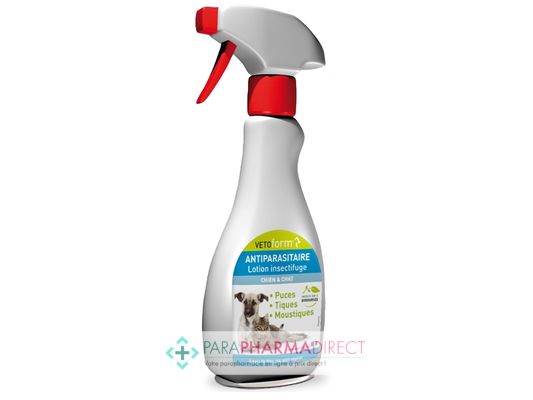 High-Tech / Autres Vetoform Lotion Spray Insectifuge Repulsif Puce Tique Moustique pour Chien et Chat 250ml