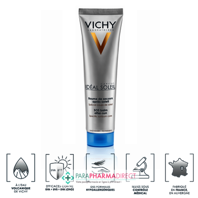 Corps / Beauté Vichy Capital Soleil Baume de Secours Après-Soleil 100ml