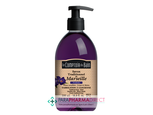 Corps / Beauté Le Comptoir du Bain Savon Liquide de Marseille Violette 500ml