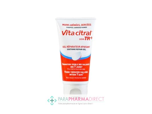 Corps / Beauté VitaCitral Soin TR+ Gel Réparateur Apaisant Mains Abîmées, Gercées 75ml