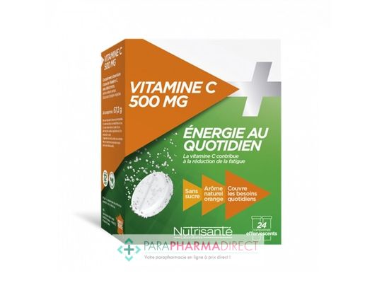 Nutrition / Sport Vitavea Vitamine C 500mg Energie au Quotidien 24 comprimés Effervescents : Forme / Fatigue pour Compléments Alimentaires