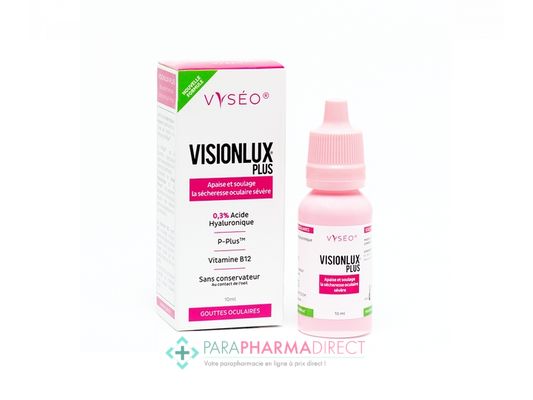 Hygiène / Bien-Être Vyséo Visionlux PLUS Gouttes Oculaires 10ml