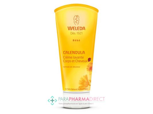 Bébé / Grossesse Weleda Bébé Crème Lavante Corps & Cheveux au Calendula 200ml
