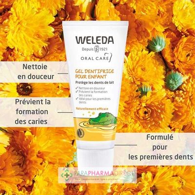 Bébé / Grossesse Weleda Gel Dentifrice pour Enfant BIO 50 ml : Dents pour Bébé / Enfant