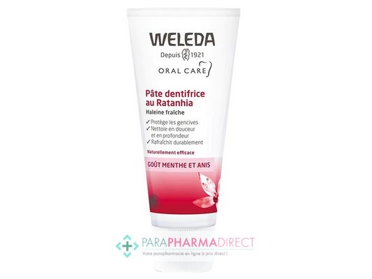 Hygiène / Bien-Être Weleda Pâte Dentifrice au Ratanhia Protège & Renforce les Gencives 75 ml