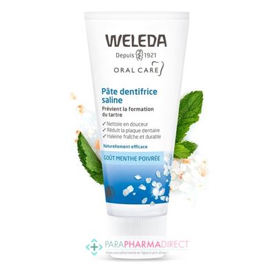 Hygiène / Bien-Être Weleda Pâte Dentifrice Saline - Prévient la Formation du Tartre 75 ml