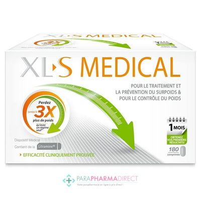 Nutrition / Sport XLS Medical Capteur De Graisses 180 comprimés