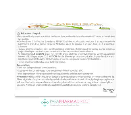 Nutrition / Sport XLS Medical Capteur De Graisses 180 comprimés