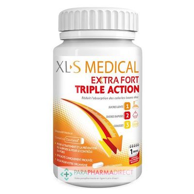 Nutrition / Sport XLS Medical Extra Fort Triple Action 120 Comprimés