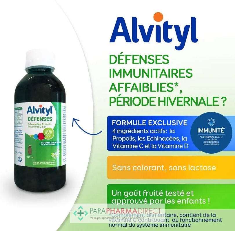 ALVITYL SIROP AUX 11 VITAMINES FLACON DE 150 ML - Pharmacie en ligne