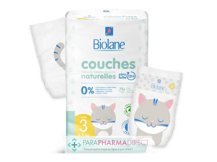 Biolane Couches Naturelles T3 4 9 Kg 52 Couches Paraphamadirect Biolane Couches Naturelles T3 4 9 Kg 52 Couches Paraphamadirect