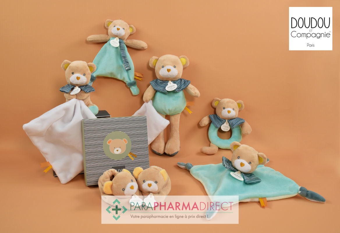 COFFRET NAISSANCE CHAUSSON ET DOUDOU FILLE