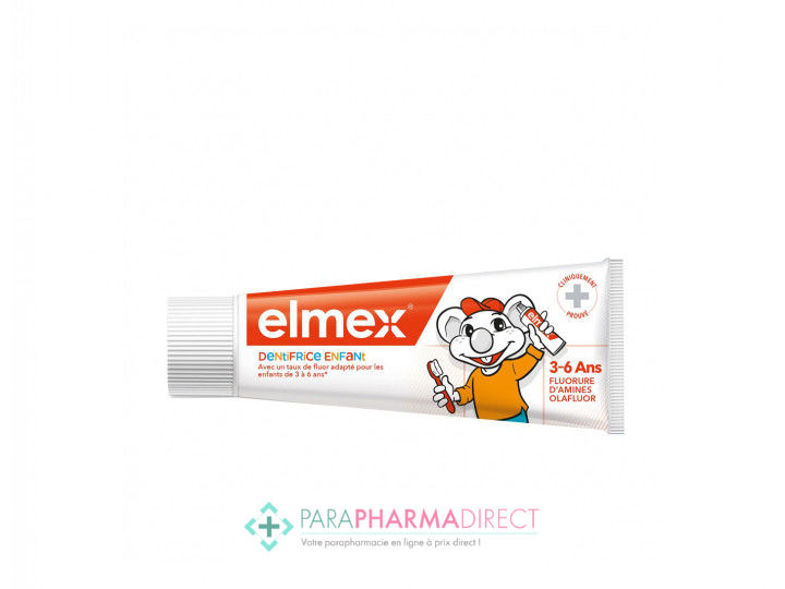 Elmex Dentifrice Enfant 3 6 Ans 50ml Paraphamadirect