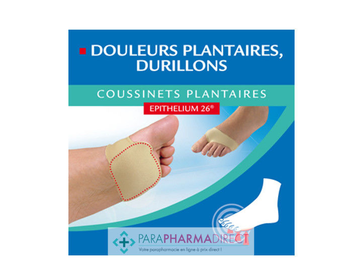 Epitact Douleurs Plantaires Durillons Coussinets Plantaires Epithélium 26  taille 36 et 38 - Paraphamadirect