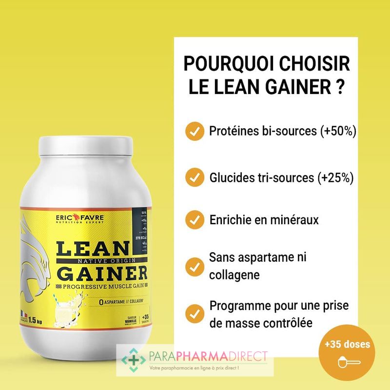 Mass Gainer Chocolat 1,1 Kg Eric Favre