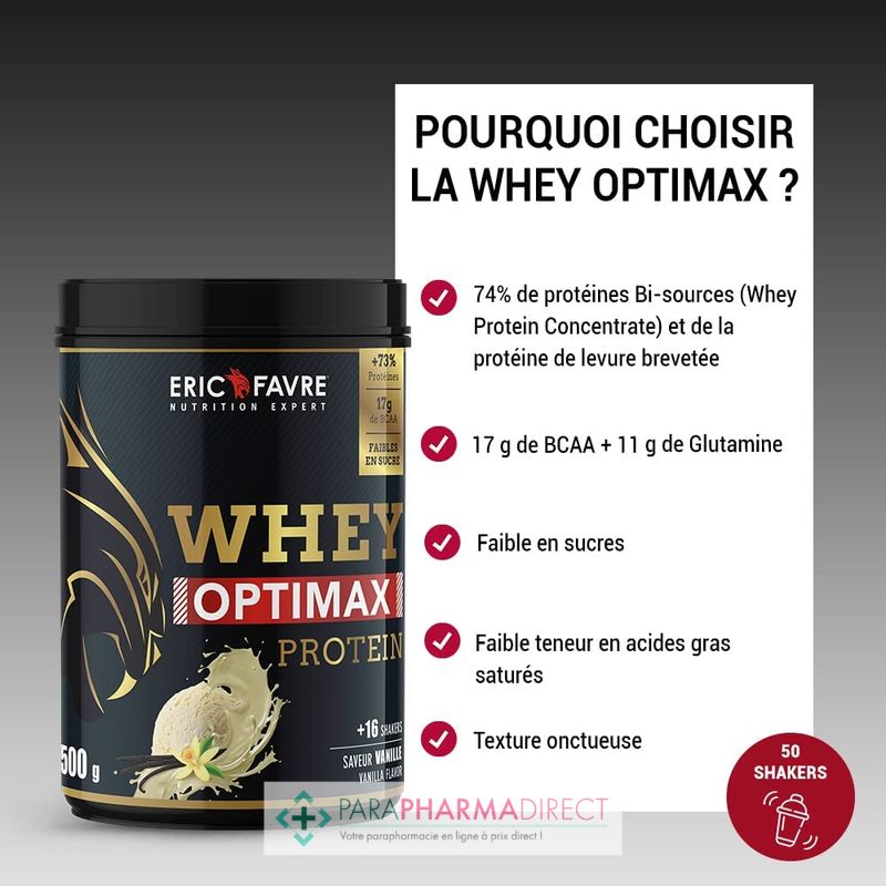ERIC FAVRE WHEY OPTIMAX COOKIE BISCUIT 500G - Pharmacie Cap3000