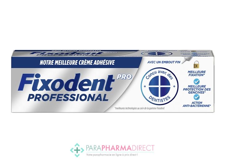 Fixodent Pro Professional Crème Adhésive 40 g - Paraphamadirect