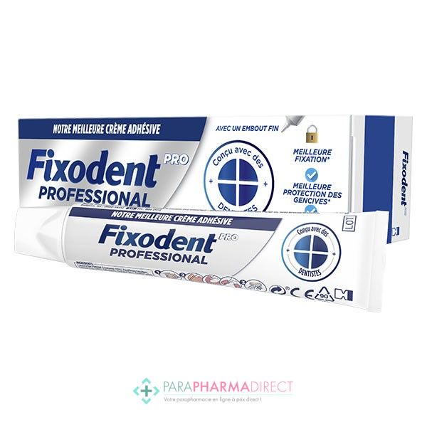 Fixodent - 6x47g - Crème Adhésive Pour Prothèses Dentaires