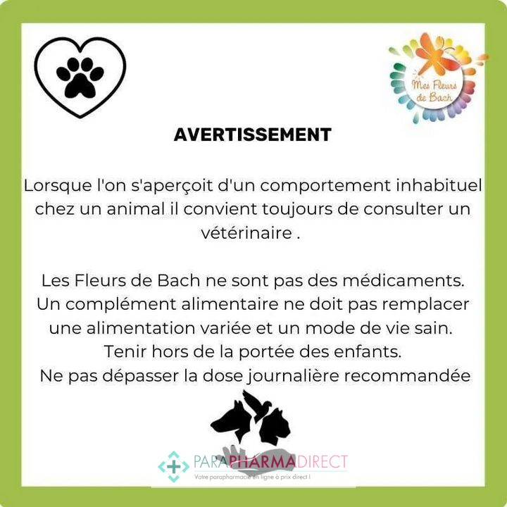 Fleurs de Bach Rescue Nuit Pets Compte-Gouttes 20ml - Paraphamadirect