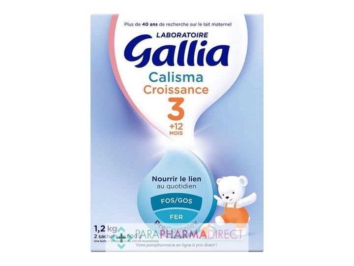 Calisma 1er âge - de 0 à 6 mois, Gallia (900 g)  La Belle Vie : Courses en  Ligne - Livraison à Domicile