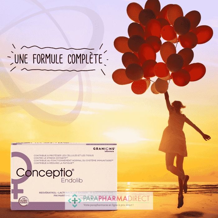 Granions Conceptio Homme - Fertilité & Reproduction Normales - 90 capsules  + 30 sachets - Paraphamadirect