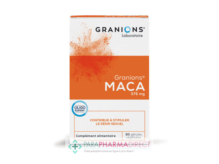 Granions Maca - Stimule le Désir Sexuel 30 gélules - Paraphamadirect