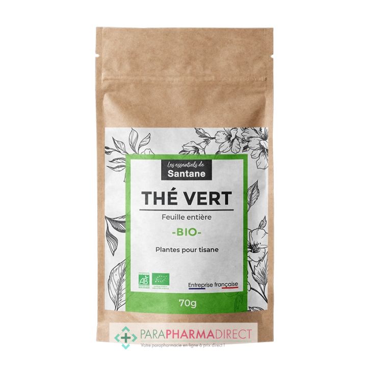 Thé vert menthe bio – feuilles entières vrac