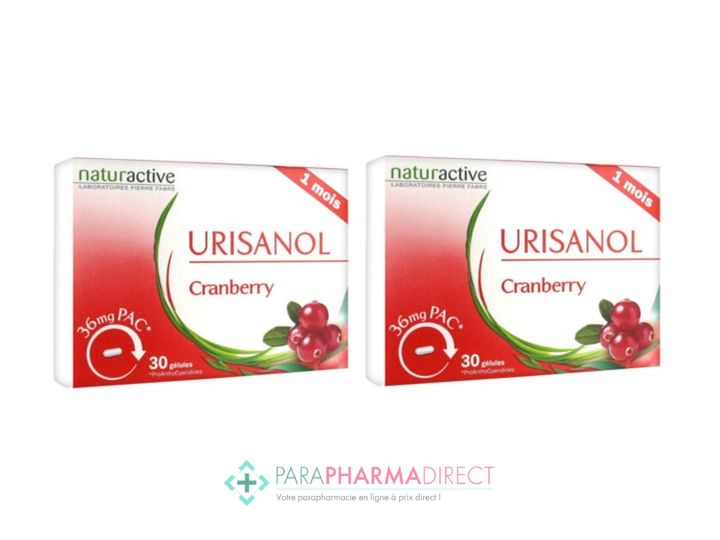 naturactive urisanol cranberry infection urinaire 2x30 naturactive urisanol cranberry infection urinaire 2x30