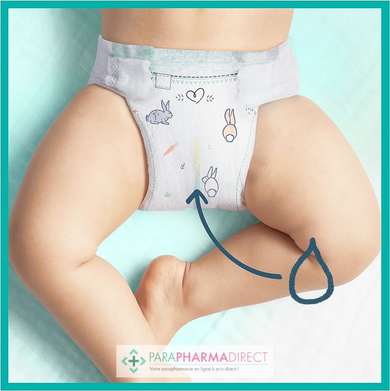 Pampers Harmonie Mega Pack Taille 2 (4-8kg) 104 couches - Paraphamadirect
