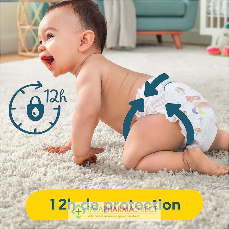 PAMPERS Premium protection couches taille 3 (6-10kg) 50 couches pas cher 