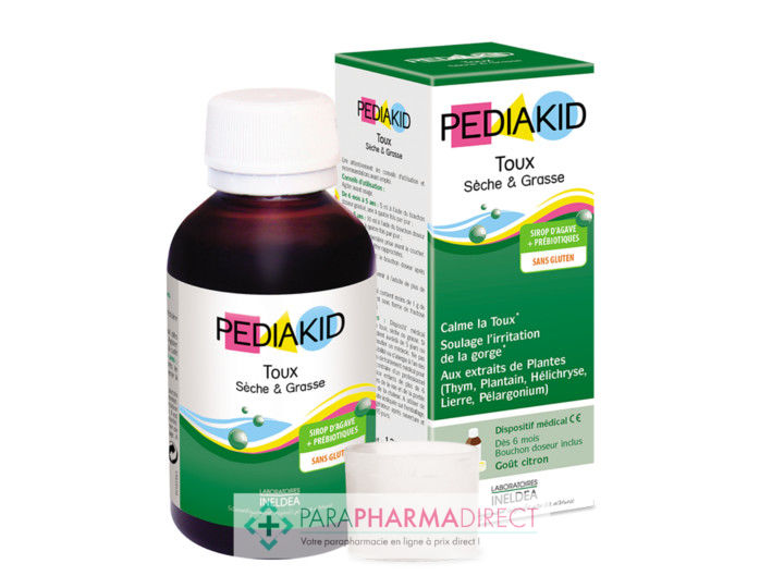Pediakid Sirop Toux Seche Et Grasse 125ml Paraphamadirect Pediakid Sirop Toux Seche Et Grasse 125ml Paraphamadirect