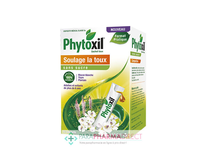 Sirop contre la toux Phytoxil sans sucre - A base de plantes