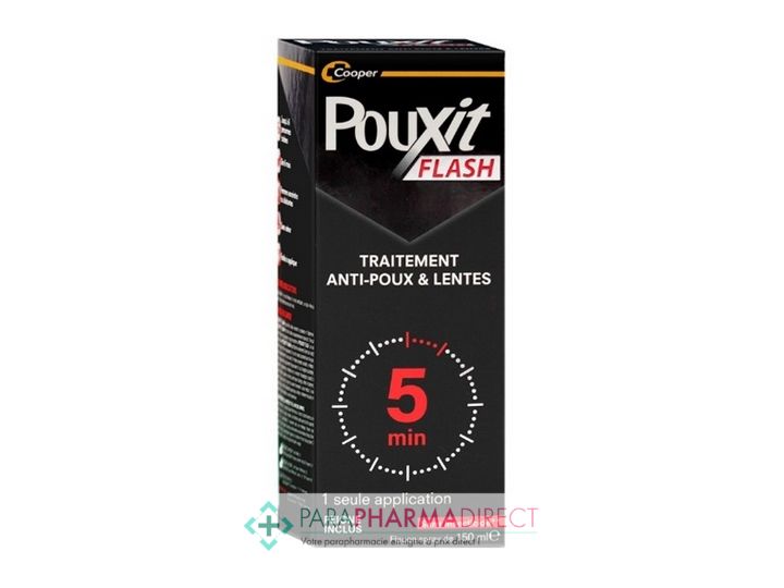 Pouxit Flash Spray Anti-Poux et Lentes 150ml + peigne inclus -  Paraphamadirect