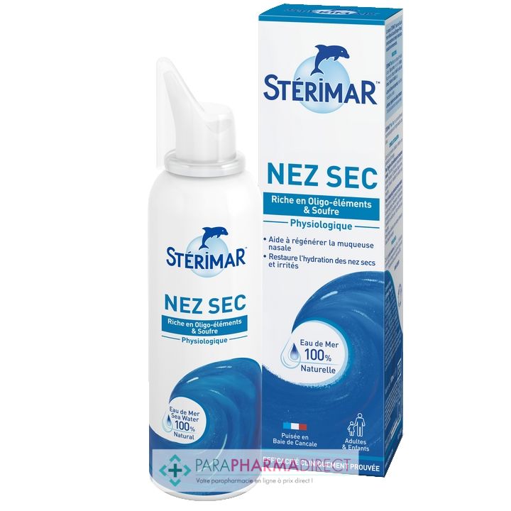 Achetez Sterimar bebe spray nasal eau de mer 100ml en ligne ?
