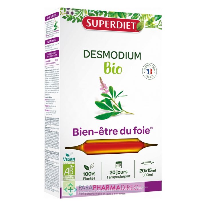 Bien-Être du Foie Bio - 20 ampoules I 100% Bio