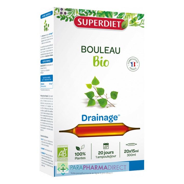 SUPERDIET Quatuor Passiflore Paisible sommeil BIO - 20 Ampoules