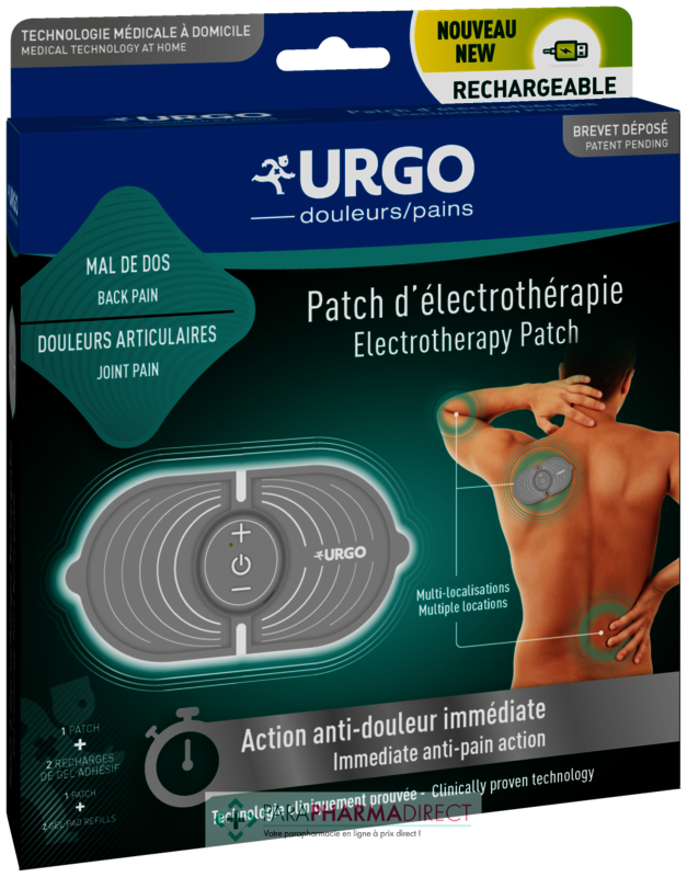 Urgo Patch Electrotherapie 3 Recharges Gel Adhésif