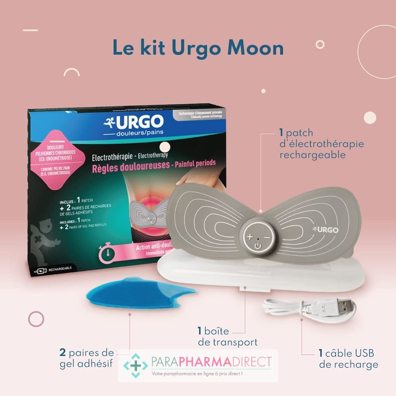 Pharmaservices - Urogyn patch rechargeable Règles douloureuses