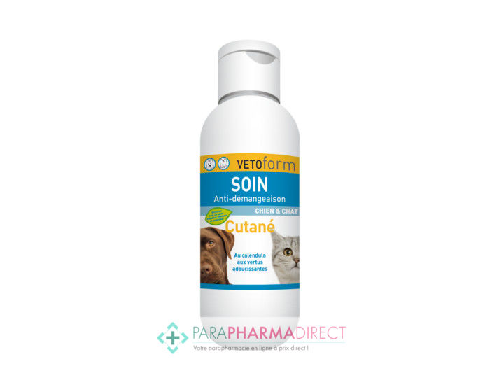 Vetoform Soin Anti Démangeaison Aux Extraits Naturel Chien Et Chat 125ml
