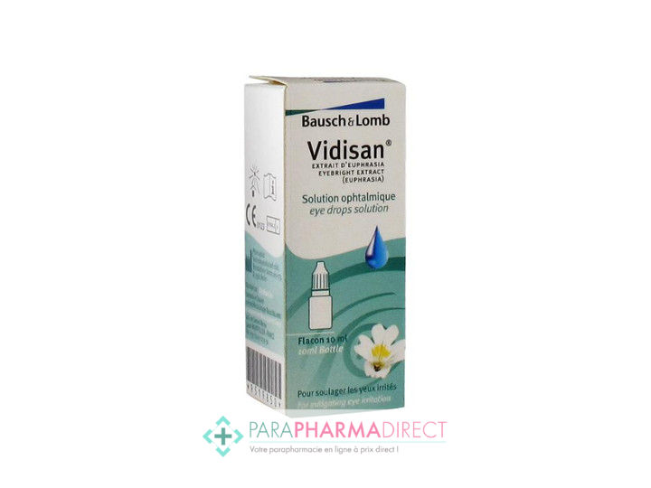 Vidisan Solution Ophtalmique (collyre) 10ml - Paraphamadirect