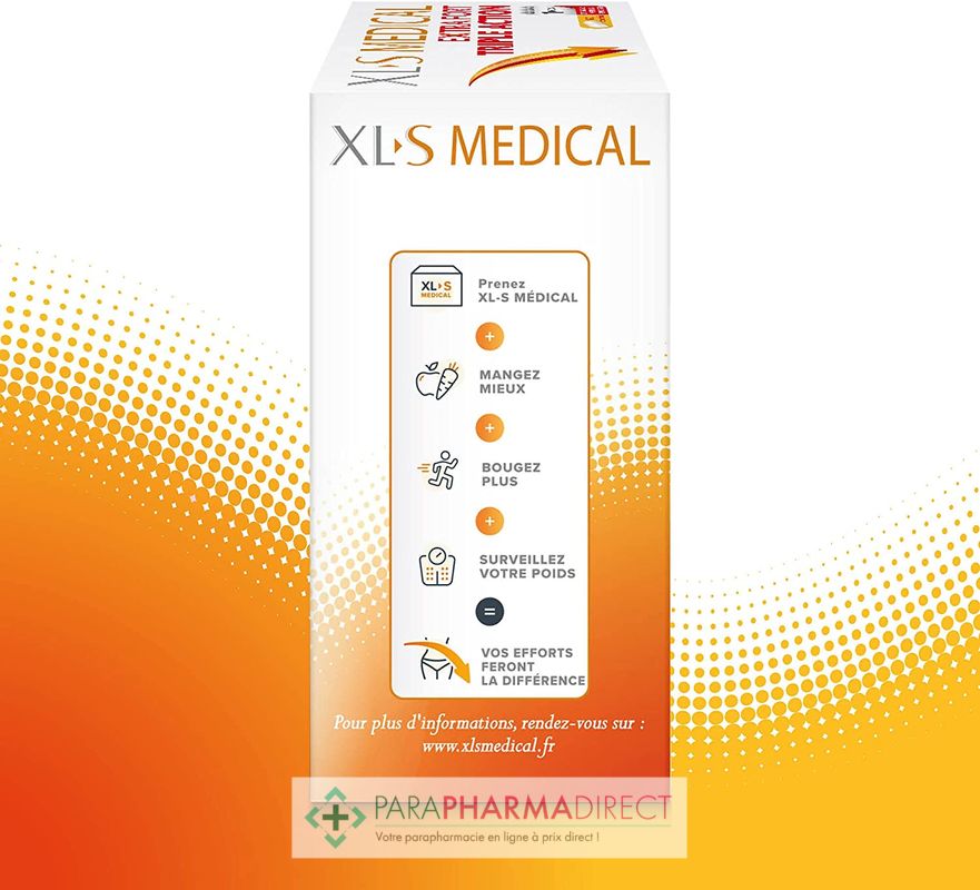 XL-S MEDICAL Extra Fort Triple Action - 40 capsules - Pharmacie en ligne