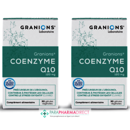 Stress Granions Coenzyme Q10 - Protège les Cellules contre le Stress Oxydatif - LOT De 2x30 Gélules