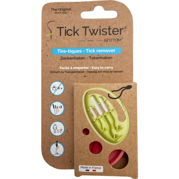 Tire-tique Tick Twister - une boîte contentant 3 tire-tique