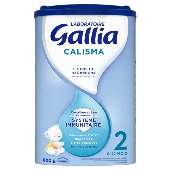 Calisma Lait en poudre 2ème âge Gallia - pot de 800g