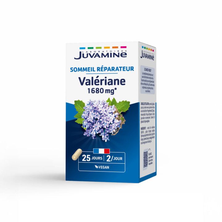 Valériane 1680mg Juvamine - boîte de 50 gélules