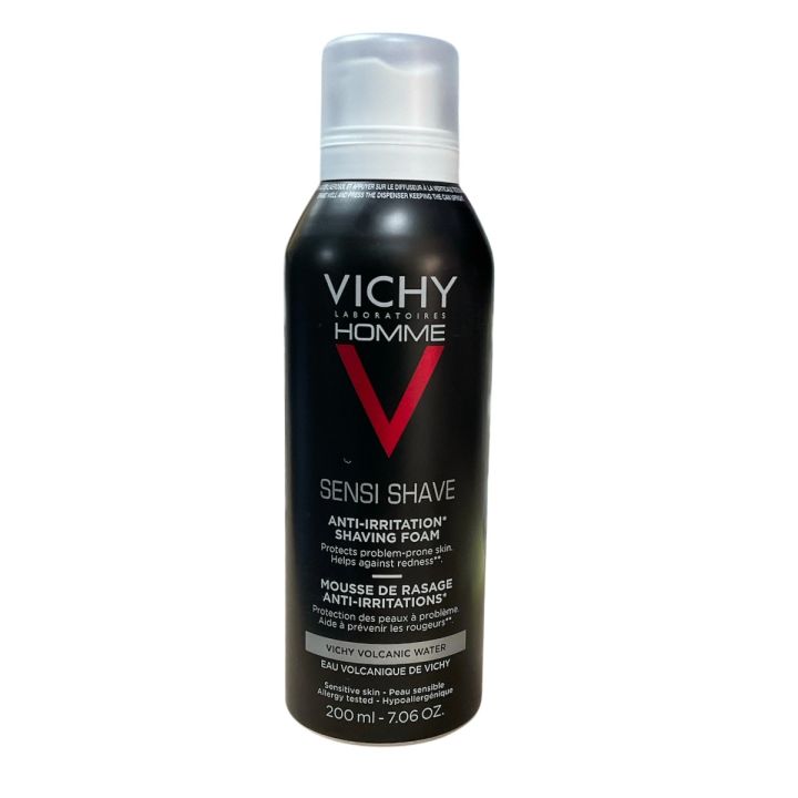 Mousse à raser anti-irritations Vichy homme - flacon de 200ml