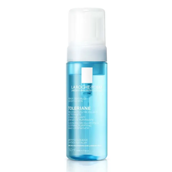 Toleriane mousse d'eau micellaire nettoyante La Roche-Posay - flacon-pompe de 150ml