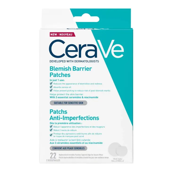 Patchs anti-imperfections Cerave - boite de 22 patchs 